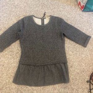 Fleece-lined charcoal Ruby & Jenna sweater